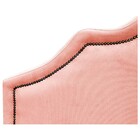 Cabeceira Queen Orlando P02 160 Cm Para Cama Box Suede - Doce