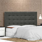 Cabeceira Queen Pequim P04 160 Cm Suede - Amarena Móveis - Ci