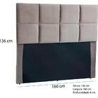 Cabeceira Queen Poliana 160 Cm Casah