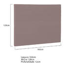 Cabeceira Queen Porto P04 160 Cm Suede - Amarena Móveis - Ros