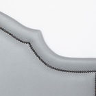 Cabeceira Queen Provençal Luxo 160x60 Courino Cinza - Tachas