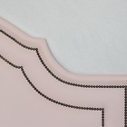 Cabeceira Queen Provençal Luxo Dupla 160x60 Courino Rosa - Ta