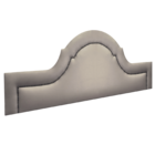 Cabeceira Queen Provence Diamond Corino Bege 160 X 60