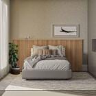 Cabeceira Queen Ripada 241cm Carvalho Laranjeiras 2.4 Linea B