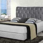 Cabeceira Queen Samara 160 cm Cinza