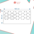 Cabeceira Queen Setas - Cor Sweet Lilac