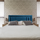 Cabeceira Queen Siena Double Diamond Suede Azul Royal 160 X 6