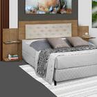 Cabeceira Queen Size Em Mdf Áustria Freijó Basoto