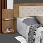 Cabeceira Queen Size Em Mdf Áustria Freijó Basoto