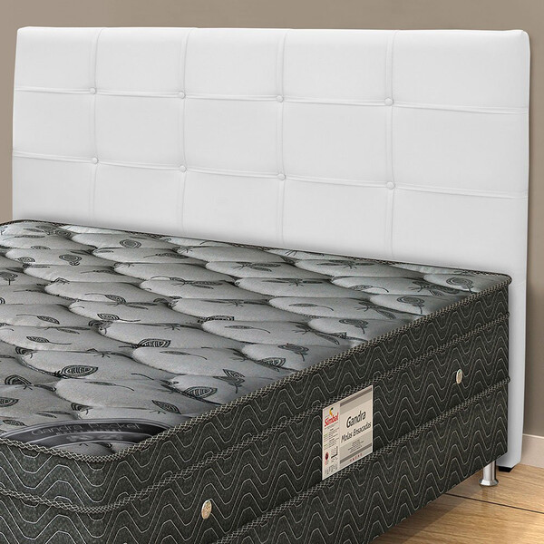 Cabeceira Queen Size Seul 160cm Estofada Em Revestimento Pvc