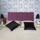 Cabeceira Queen Size Viena 1 60m Estofado Modulado Suede Rosa