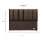 Cabeceira Queen South L Marrom