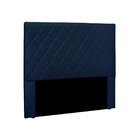 Cabeceira Queen Suede 160cm Esmeralda  Azul Marinho