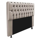 Cabeceira Queen Suede (1.58x1.30) Areia