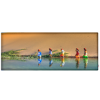 Cabeceira Queen Suede Estampado Deserto Painel Cama Box 160 X