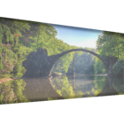 Cabeceira Queen Suede Estampado Ponte Painel Cama Box 160 X 60