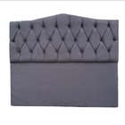 Cabeceira Queen Suede Preto