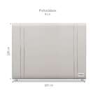 Cabeceira Queen Tamisa Lv Branca