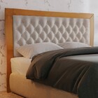 Cabeceira Queen Veludo 168,5cm Madeira Maciça Amêndoa Mel - J