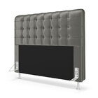 Cabeceira Rana 140 / N-023 Veludo Cinza Claro