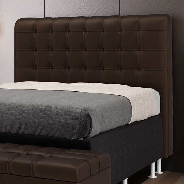 Cabeceira Rana 140 / N-027 Veludo Marrom Chocolate