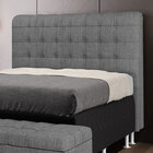 Cabeceira Rana 140 / N-041 Linho Cinza Escuro