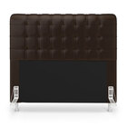Cabeceira Rana 195 / N-027 Veludo Marrom Chocolate