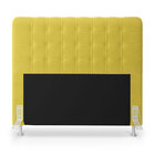 Cabeceira Rana 195 Para Cama King Sued Amarelo Aradecor