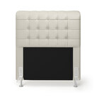 Cabeceira Rana 90 / Couro Bege