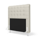 Cabeceira Rana 90 / Couro Bege