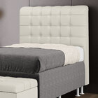 Cabeceira Rana 90 / Couro Bege