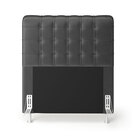 Cabeceira Rana 90 / N-022 Veludo Cinza Escuro