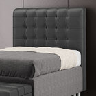 Cabeceira Rana 90 / N-022 Veludo Cinza Escuro