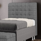 Cabeceira Rana 90 / N-041 Linho Cinza Escuro