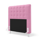 Cabeceira Rana 90 Para Cama De Solteiro Sued Rosê Aradecor