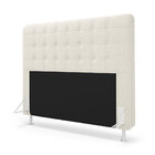 Cabeceira Rana E Calçadeira Alpha 160 Para Cama Queen N-037 B