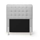 Cabeceira Rana E Calçadeira Alpha 90 Para Cama De Solteiro N-