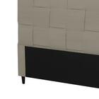 Cabeceira Ravena Plus Casal 1400mm Veludo Slim Castor - Simbal