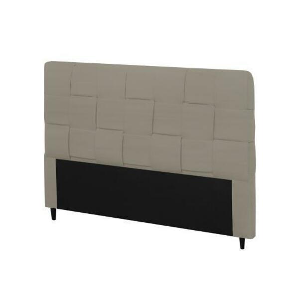 Cabeceira Ravena Plus Casal 1400mm Veludo Slim Castor - Simbal