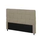 Cabeceira Ravena Plus King Size 1950mm Veludo Bege Escuro - S