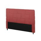 Cabeceira Ravena Plus Queen 1600mm Vedulo Adar Vermelho