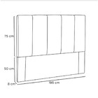 Cabeceira Ravenna 195 Cm King