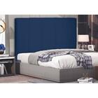 Cabeceira Ravenna Suede Azul Casal Spezzia