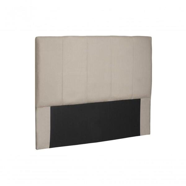 Cabeceira Ravenna Suede Bege Queen 160cm Spezzia
