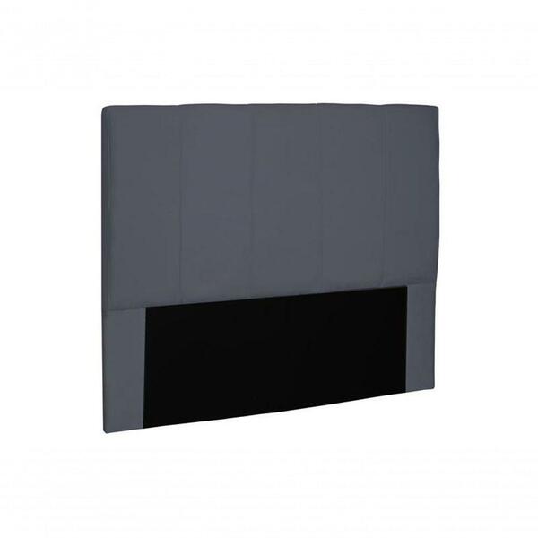 Cabeceira Ravenna Suede Cinza Queen 160cm Spezzia