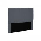 Cabeceira Ravenna Suede Cinza Solteiro 0,90cm Spezzia