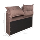 Cabeceira Reclinável Casal Galli Sued Bege