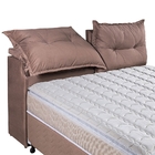 Cabeceira Reclinável Queen Galli Sued Bege