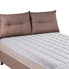 Cabeceira Reclinável Queen Galli Sued Bege