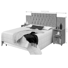 Cabeceira Regulável Arnold Chocolate